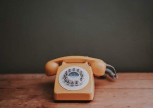 Old style telephone for a how to deal with phone phobia post